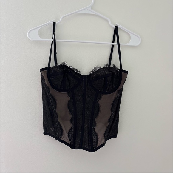 black urban outfitters corset top - Picture 1 of 3